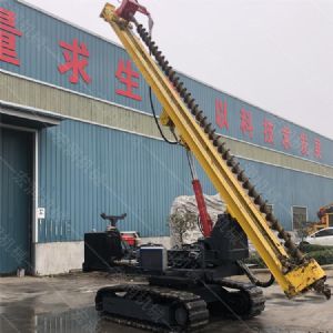直銷(xiāo)光伏履帶鉆孔機，螺旋光伏鉆孔機