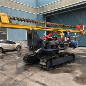 履帶光伏鉆孔機，光伏螺旋鉆孔機報價(jià)